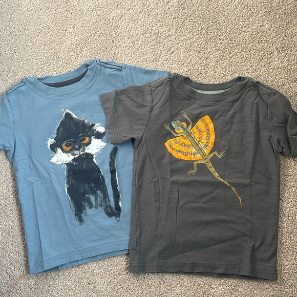(2) EUC Tea Collection t-shirts, 4T - Picture 1 of 4